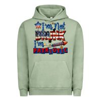 Pigment Oil Green I'm not drunk i'm patriotic 4th of july Urban Hoodie - CowGirlArtShop