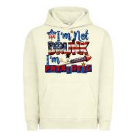 Pigment Pistachio I'm not drunk i'm patriotic 4th of july Urban Hoodie - CowGirlArtShop