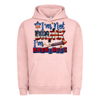 Pigment Salmon I'm not drunk i'm patriotic 4th of july Urban Hoodie - CowGirlArtShop