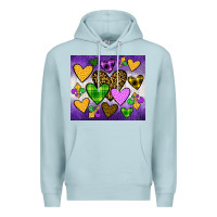 Blue Mist mardi gras Premium Hoodie - JahusDesignShop