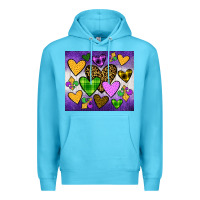 Ocean Blue mardi gras Premium Hoodie - JahusDesignShop