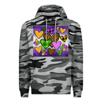 Slate Camo mardi gras Premium Hoodie - JahusDesignShop