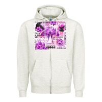 Oatmeal Heather witchy celestial witch Zipper Hoodie - MaliasSmallBusiness