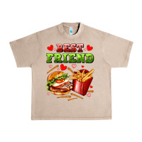 French Oak best friend hamburger potatoes Urban Heavy Tee - AdoDesignShop