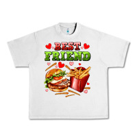 Lunar Rock best friend hamburger potatoes Urban Heavy Tee - AdoDesignShop