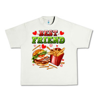 Pistachio best friend hamburger potatoes Urban Heavy Tee - AdoDesignShop
