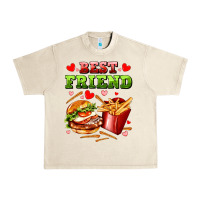 Sandshell best friend hamburger potatoes Urban Heavy Tee - AdoDesignShop