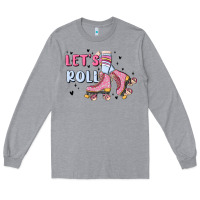 Heather Grey let's roll Long Sleeve Tee - MaliasSmallBusiness