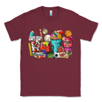 Burgundy p.e. teacher coffee cups Classic Tee - NancyCooperArtShop