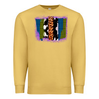 Antique Gold Purple Glitter Western Farm Life Brush Strokes Premium Sweatshirt - Bettercallsaul