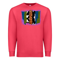 Purple Glitter Western Farm Life Brush Strokes Premium Sweatshirt | Teevron