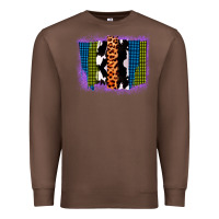 Chestnut Purple Glitter Western Farm Life Brush Strokes Premium Sweatshirt - Bettercallsaul