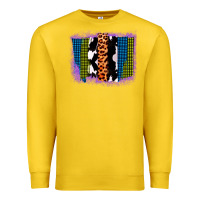 Lemon Purple Glitter Western Farm Life Brush Strokes Premium Sweatshirt - Bettercallsaul