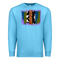 Ocean Blue Purple Glitter Western Farm Life Brush Strokes Premium Sweatshirt - Bettercallsaul