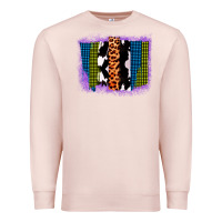 Pale Pink Purple Glitter Western Farm Life Brush Strokes Premium Sweatshirt - Bettercallsaul