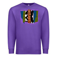 Purple Purple Glitter Western Farm Life Brush Strokes Premium Sweatshirt - Bettercallsaul