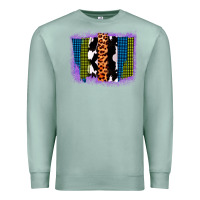 Seafoam Purple Glitter Western Farm Life Brush Strokes Premium Sweatshirt - Bettercallsaul
