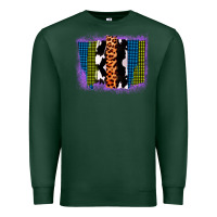 Sports Green Purple Glitter Western Farm Life Brush Strokes Premium Sweatshirt - Bettercallsaul