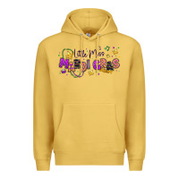Antique Gold little miss mardi gras Premium Hoodie - texasbilliewilder