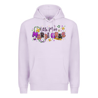 Lilac little miss mardi gras Premium Hoodie - texasbilliewilder