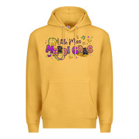 Mustard little miss mardi gras Premium Hoodie - texasbilliewilder