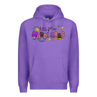 Purple little miss mardi gras Premium Hoodie - texasbilliewilder