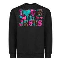 Black love like jesus valentine's day Heavyweight Sweatshirt - AdoDesignShop