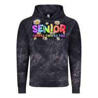 Cloud Black senior twenty twenty four Vintage Hoodie - AdoDesignShop