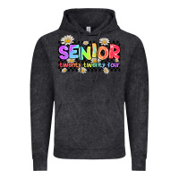 Vintage Black senior twenty twenty four Vintage Hoodie - AdoDesignShop