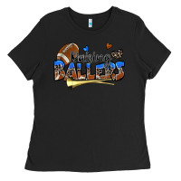 Black raising ballers football Ladies Tee - Zillion Design Studio