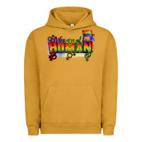 Pigment Peanut Butter We are all human Urban Hoodie - CowGirlArtShop