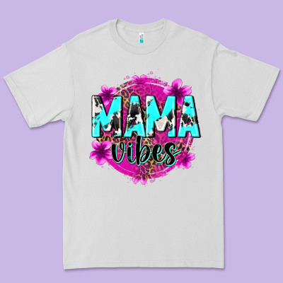 Mama Vibes Premium Tee Designed By Zillion Design Studio