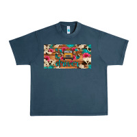 Midnight Navy bus driver school bus cowhide license plate Urban Heavy Tee - Artiststas