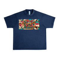 Navy bus driver school bus cowhide license plate Urban Heavy Tee - Artiststas
