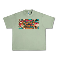Oil Green bus driver school bus cowhide license plate Urban Heavy Tee - Artiststas