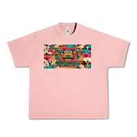 Salmon bus driver school bus cowhide license plate Urban Heavy Tee - Artiststas