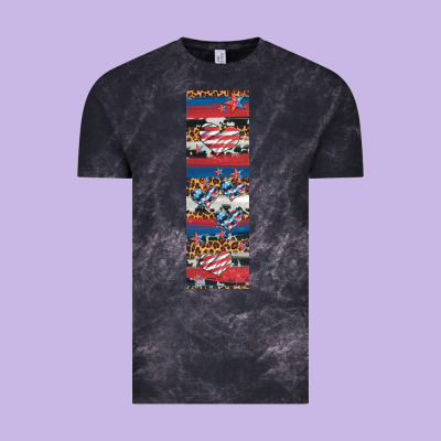 Usa Flag And Western Patterns  Penwraps 1 Vintage Tee Designed By Artiststas