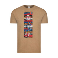 Vintage Coffee usa flag and western patterns  penwraps 1 Vintage Tee - Artiststas