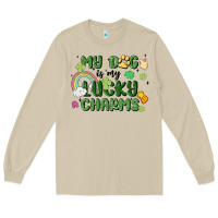 Mushroom my dog is my lucky charms Long Sleeve Tee - MaliasSmallBusiness
