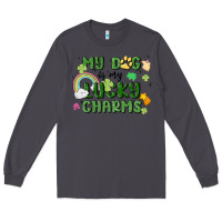 Smoke my dog is my lucky charms Long Sleeve Tee - MaliasSmallBusiness
