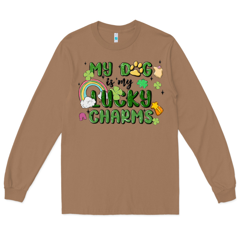 My Dog Is My Lucky Charms Long Sleeve Tee by MaliasSmallBusiness | Teevron