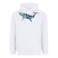White humpback whale Heavyweight Hoodie - BarkalooDesign