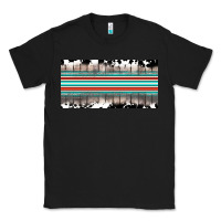 Black western cowhide serape sunflower mama license plate Classic Tee - BarkalooDesign