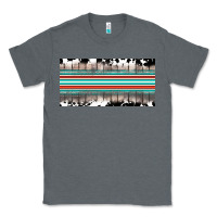 Charcoal Heather western cowhide serape sunflower mama license plate Classic Tee - BarkalooDesign