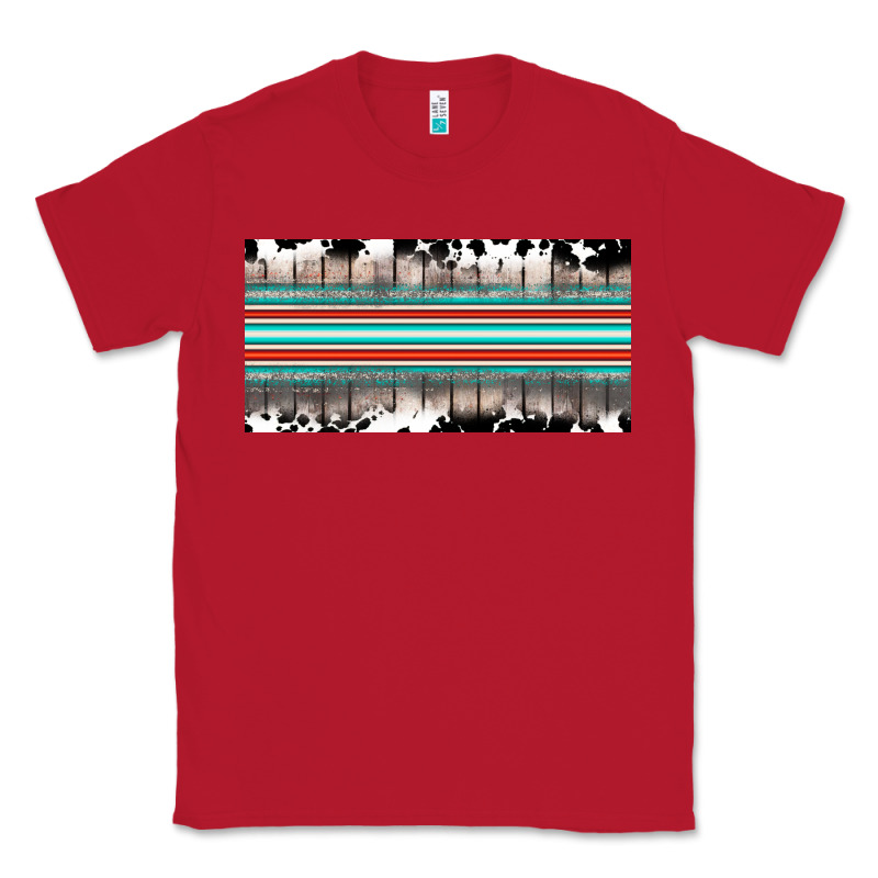 Western Cowhide Serape Sunflower Mama License Plate Classic Tee by BarkalooDesign | Teevron