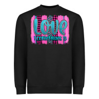 Black love corinthians 13 valentine's day brushstroke Heavyweight Sweatshirt - AdoDesignShop