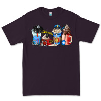 Plum police coffee cup Premium Tee - AdoDesignShop