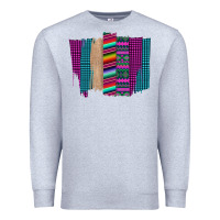 Heather Grey Western Farm Life Serape Brush Stroke Premium Sweatshirt - Bettercallsaul