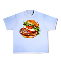 Grape Ice American hamburger Urban Heavy Tee - AdoDesignShop