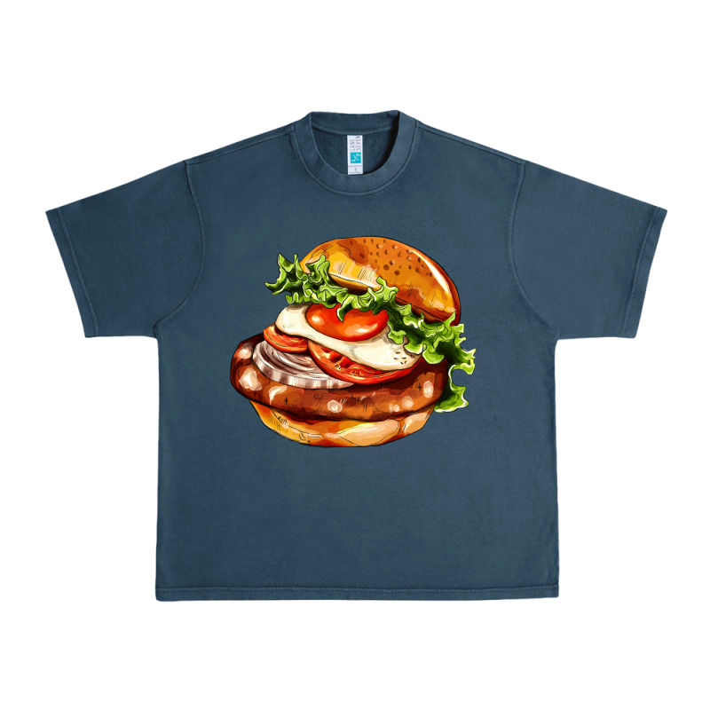 American Hamburger Urban Heavy Tee by AdoDesignShop | Teevron